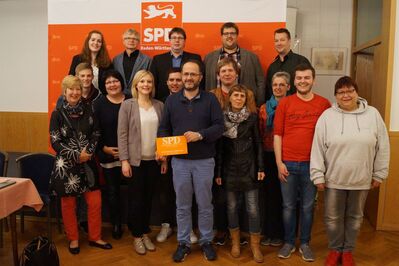 Der neue Kreisvorstand der SPD Göppingen